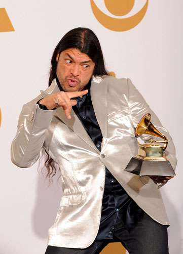 Gallery Grammys: Robert Trujillo of Metallica at the Grammy Awards