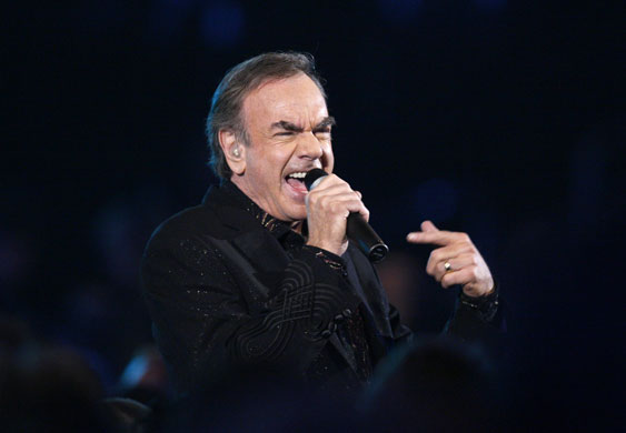 Gallery Grammys: Singer Neil Diamond performs  at the Grammys 