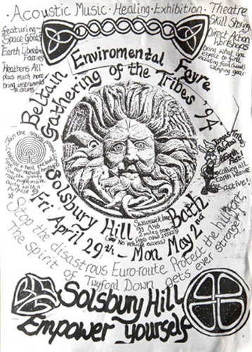 Gallery Solsbury Hill protest: 15th anniversary of Solsbury Hill road protest