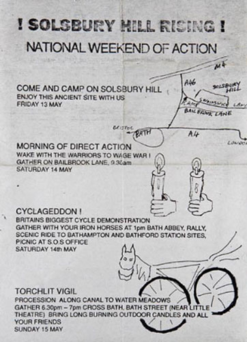 Gallery Solsbury Hill protest: 15th anniversary of Solsbury Hill road protest