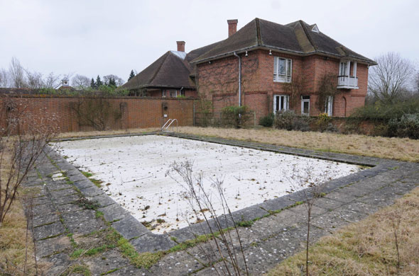 Sunninghill Park: The swimming pool at Sunninghill Park, the former home of Prince Andrew