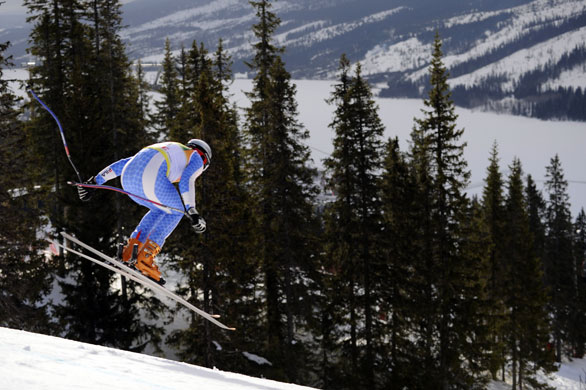 24sport: Christof Innerhofer training for the men's downhill