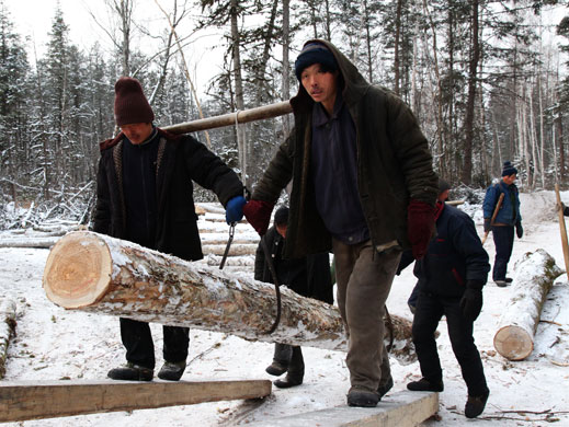 Heilongjiang Forest: Lumberjacks, China