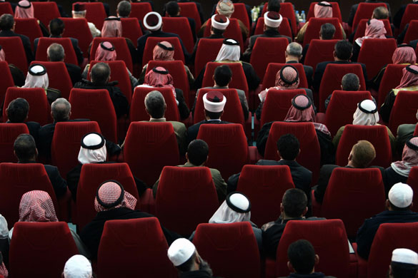 10 March 2009: Amman: Sharia judges attend a celebration of Prophet Mohammad's birthday