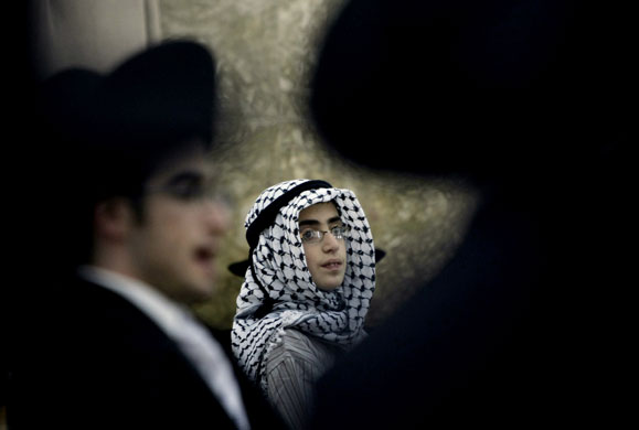 10 March 2009: Beni Brak, Israel: A Jewish Orthodox boy