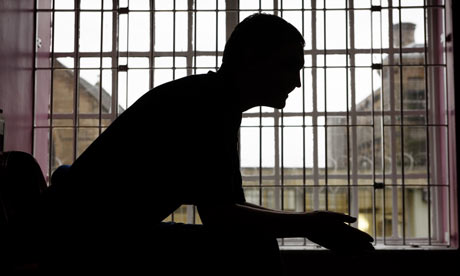 A prisoner in Barlinnie jail with mental health problems