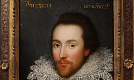 A painting of William Shakespeare