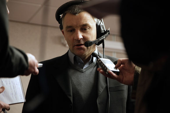 Darlington: Darlington manager Dave Penney at a post match press briefing