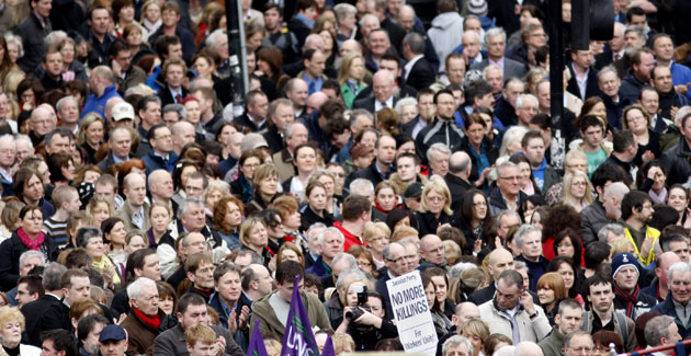 Belfast peace rally: Peace rally in Belfast