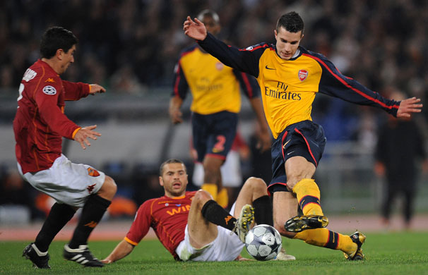 Roma v Arsenal: Van Persie