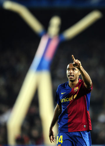 24sport: Thierry Henry celebrates