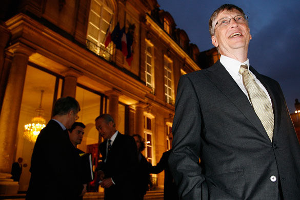 Forbes internationals: French President Nicolas Sarkozy Receives Bill Gates