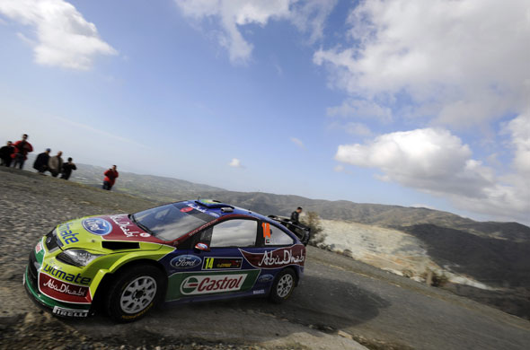 24sport: BP Abu Dhabi Ford Focus at the WRC FxPro Cyprus Rally Shakedown