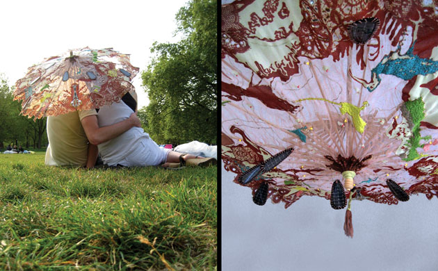 Solar clothing: Solar parasol by  by Spanish designer Elena Corchero