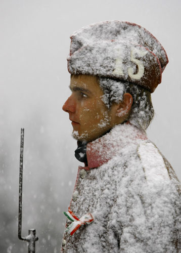 24 hours in pictures: Nyerges pass, Hungary: celebrations for Magyars Day