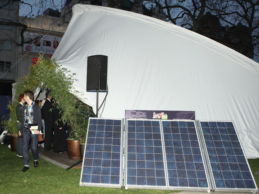 Age of stupid: Film Premiere:  Solar panels powered Cinema