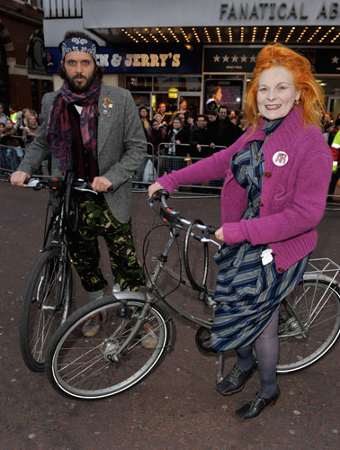 Age of stupid: Film Premiere: Vivienne Westwood and her husband Andreas Kronthaler