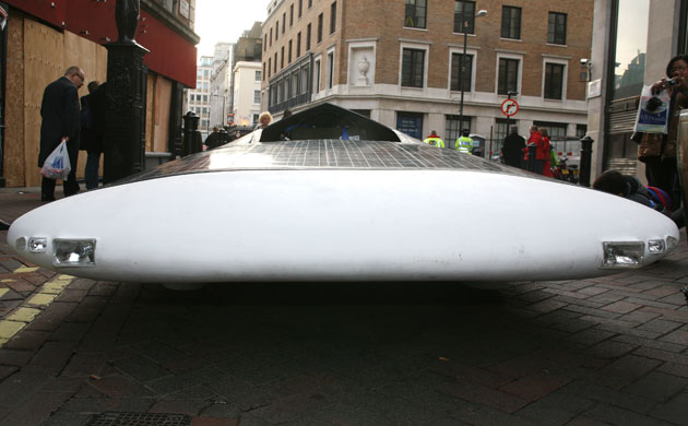 Age of stupid: Film premiere: Solar car