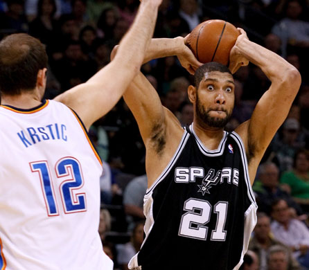 24sport: San Antonio Spurs center Tim Duncan