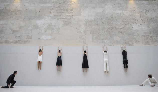 24 hours : DAncers rehaerse for a production at Neues Museum, Berlin