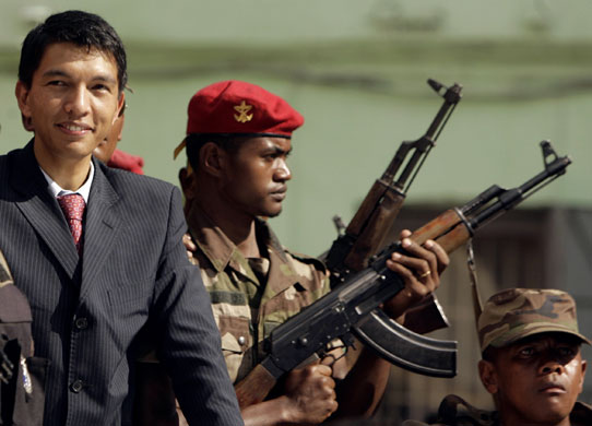 Madagascar presidency: Madagascar opposition leader Andry Rajoelina takes the Presidency by force