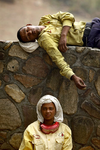 fire on Table  Mountain: Table Mountain fire in  Cape Town, South Africa