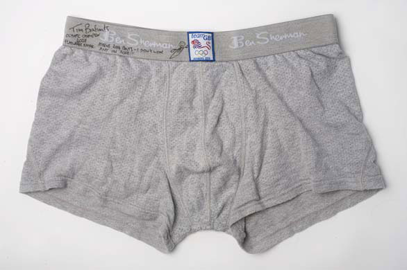 Celebrity underwear: Olympic rower Tom Braben