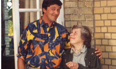 Stephen Fry with his mother