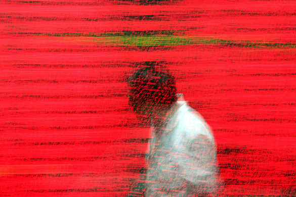 24 hours in pictures : stock price monitor in Shanghai 