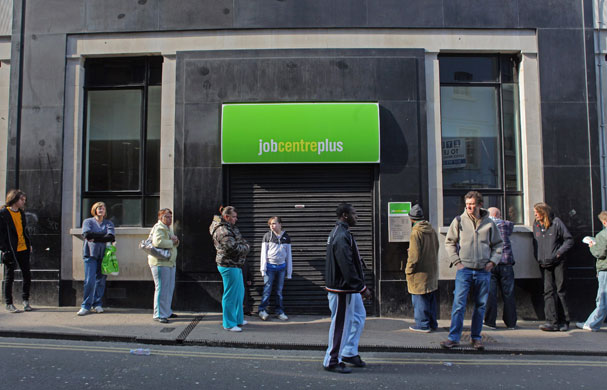 Business week in pictures: Job Centre