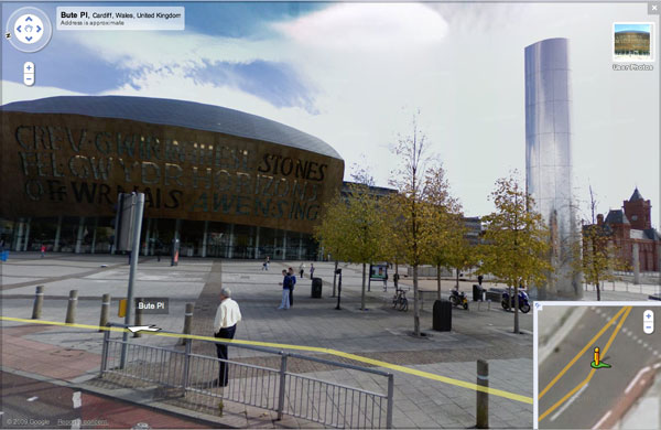 Google street views : Google street views  Cardiff