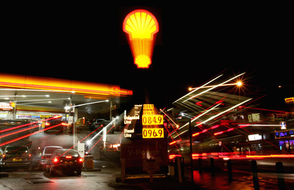 Business week in pictures: Shell garage