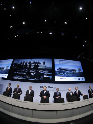 Business week in pictures: BMW's annual news conference in Munich