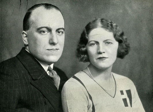 Nuremberg: David Maxwell Fyfe, British Deputy Chief Prosecutor at Nuremberg, and wife