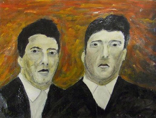 Kray Twins paintings: Kray Twins' paintings to go on sale at auction