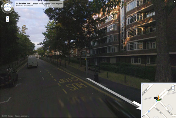 Google and Tate: 60 Belsize Ave, Camden Town