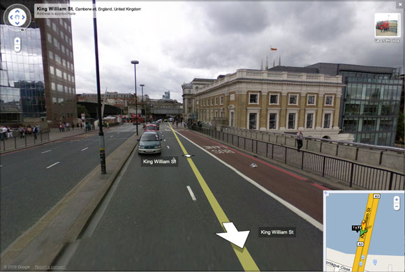 Google and Tate: King William St, Camberwell