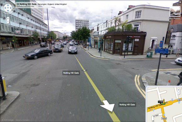 Google and Tate: 24 Notting Hill Gate, Kensington