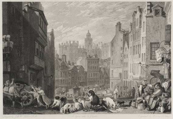 Google and Tate: Heriot's Hospital 1822 by Joseph Mallord William Turner