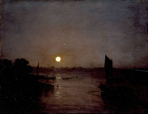 Google and Tate: Moonlight, a Study at Millbank exhibited 1797 by JMW Turner