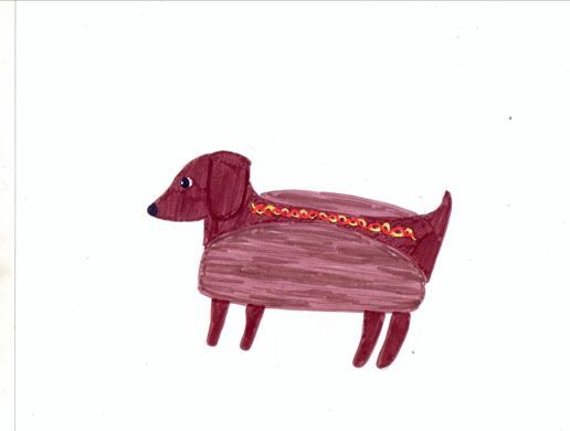 Monsters Inked: Hot diggety dog by I heart pickles