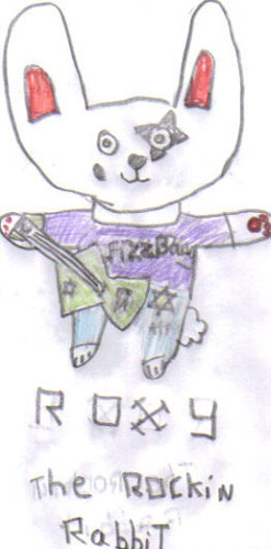 Monsters Inked: Roxy the rockin rabbit by mindpearl