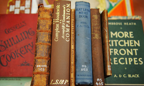 Various books and pamphlets published in previous times of austerity, in the Guildhall Library