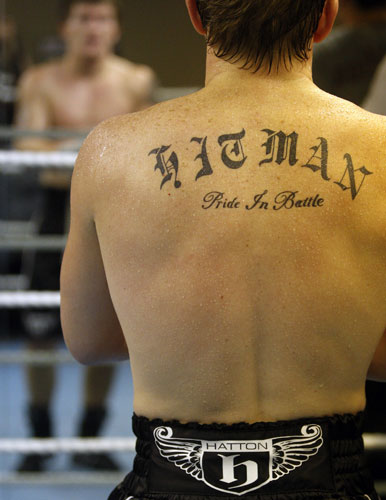 24sport: Ricky Hatton's new tattoo