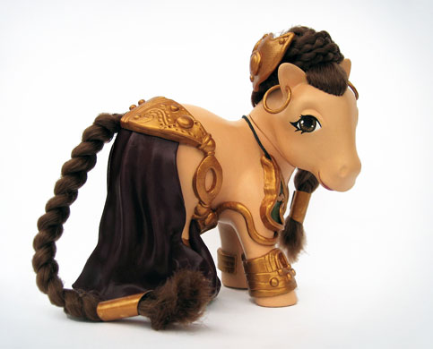 My Little Pony makeover My Little Pony slave Princess Leia