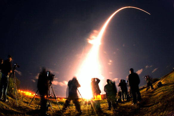 25 March 2009: Cape Canaveral, US: A Delta II rocket