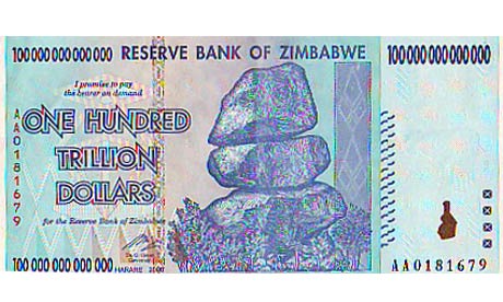 Zimbabwe dollars