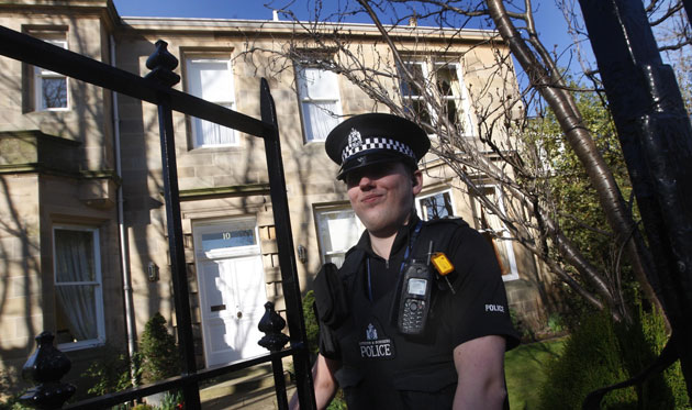 Goodwin  house vandalised: Home of former sir fred goodwin vandalised