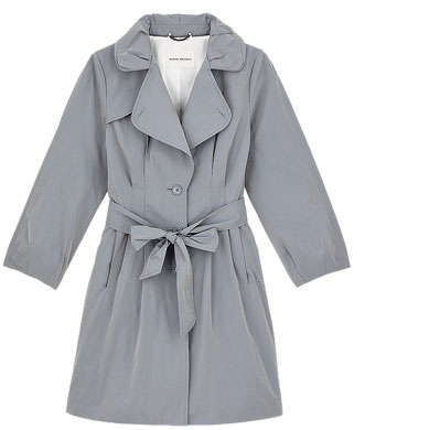 6 of the best trenchcoats: Grey trench, by Banana Republic