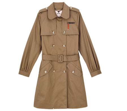 6 of the best trenchcoats: Trench with silver thread by Luella